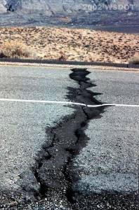 Cracks From Excessive Pavement Contraction
