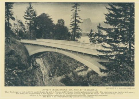 Moffett Creek Bridge - Columbia river Highway