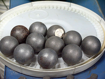 Steel spheres